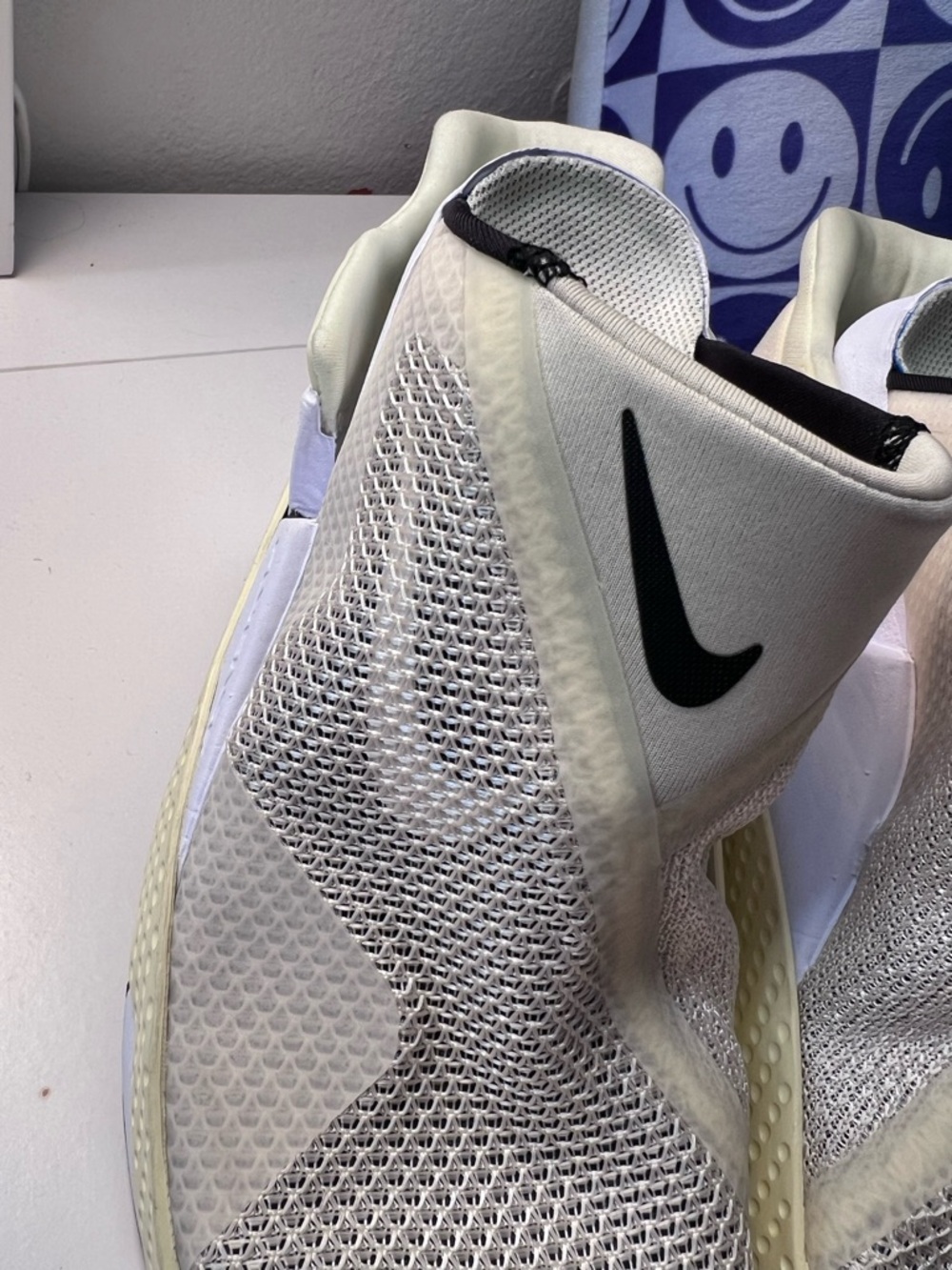 Nike Go FlyEase Alabaster Muslim White Black size 7 - Picture 8 of 10